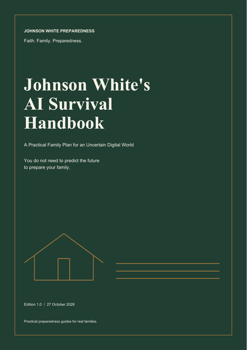 Cover of the completed AI Survival Handbook